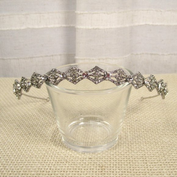 Bel Aire Bridal Silver and Crystal Bridal Headpiece Style 6095 main image 9